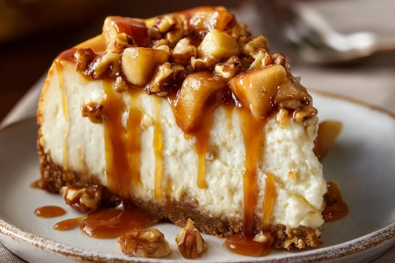 Caramel Apple Cheesecake