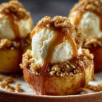 Caramel Apple Crisp Cups