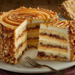 Caramel Crunch Layer Cake