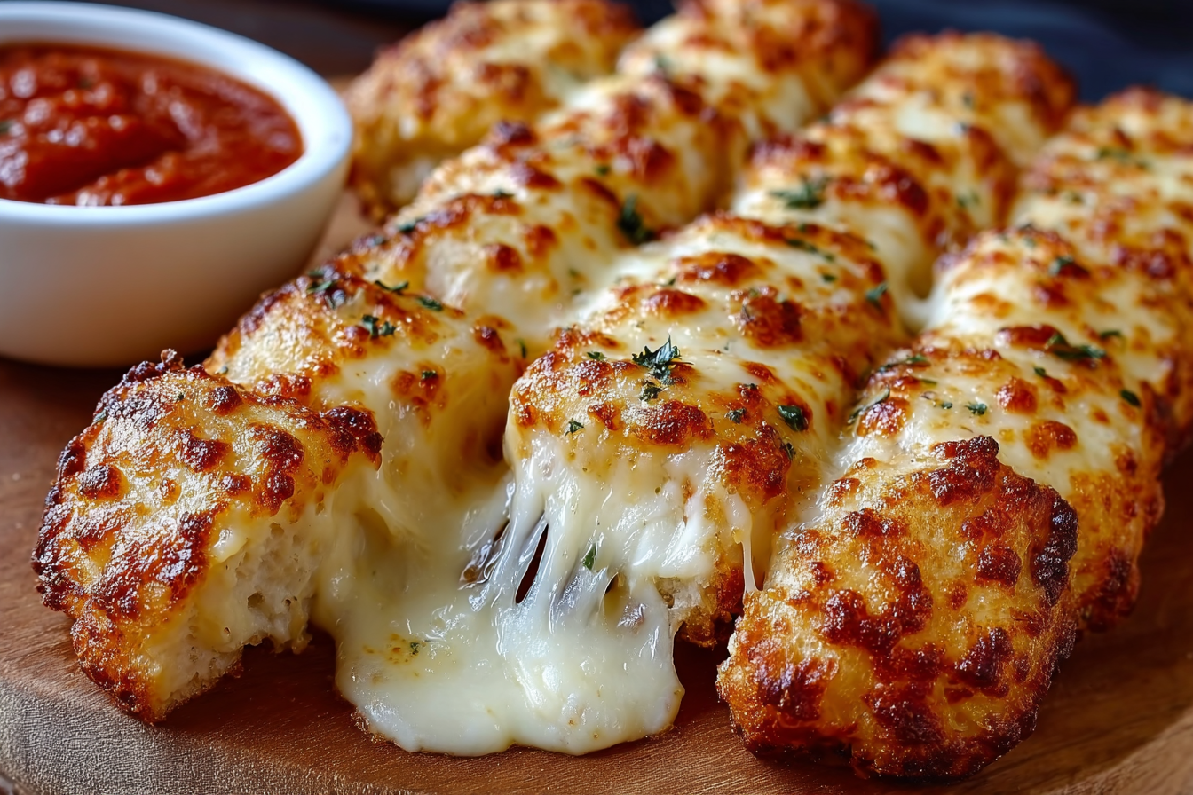 Cheesy Garlic Breadsticks