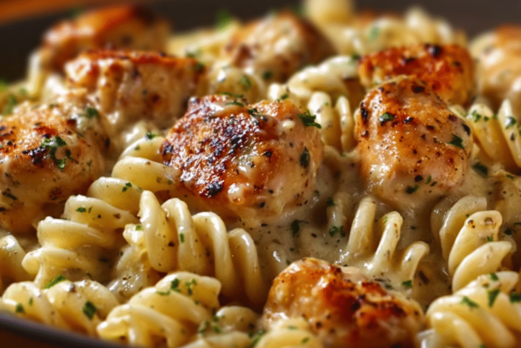 Creamy Garlic Parmesan Chicken Pasta