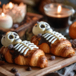 Croissant-Wrapped Chocolate Skeletons