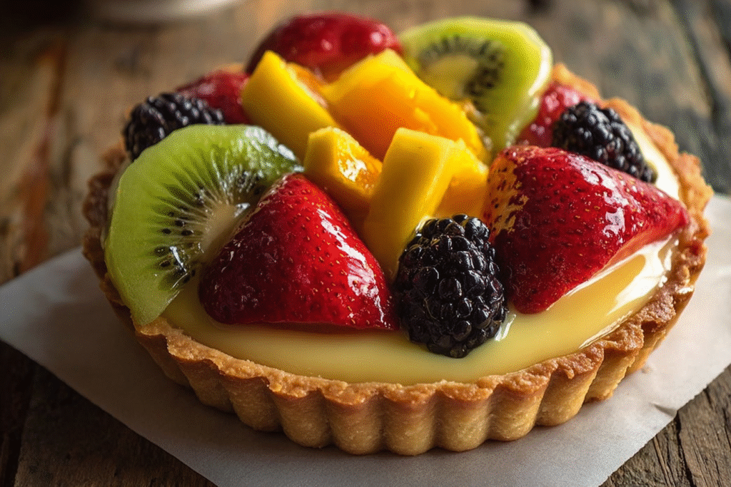 Fresh Fruit Custard Tart