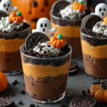 Haunted Pumpkin Patch Pudding Cups