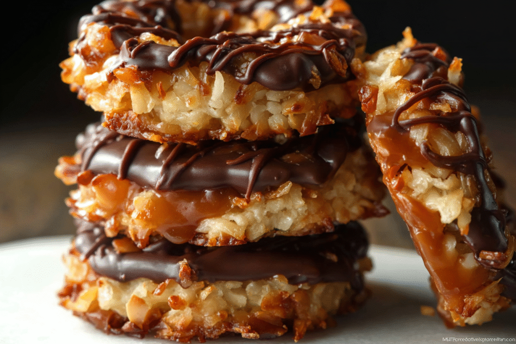 Homemade Samoa Cookies