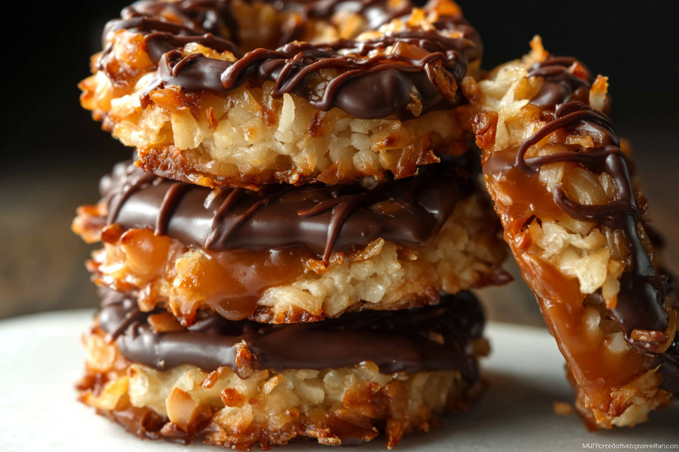 Homemade Samoa Cookies
