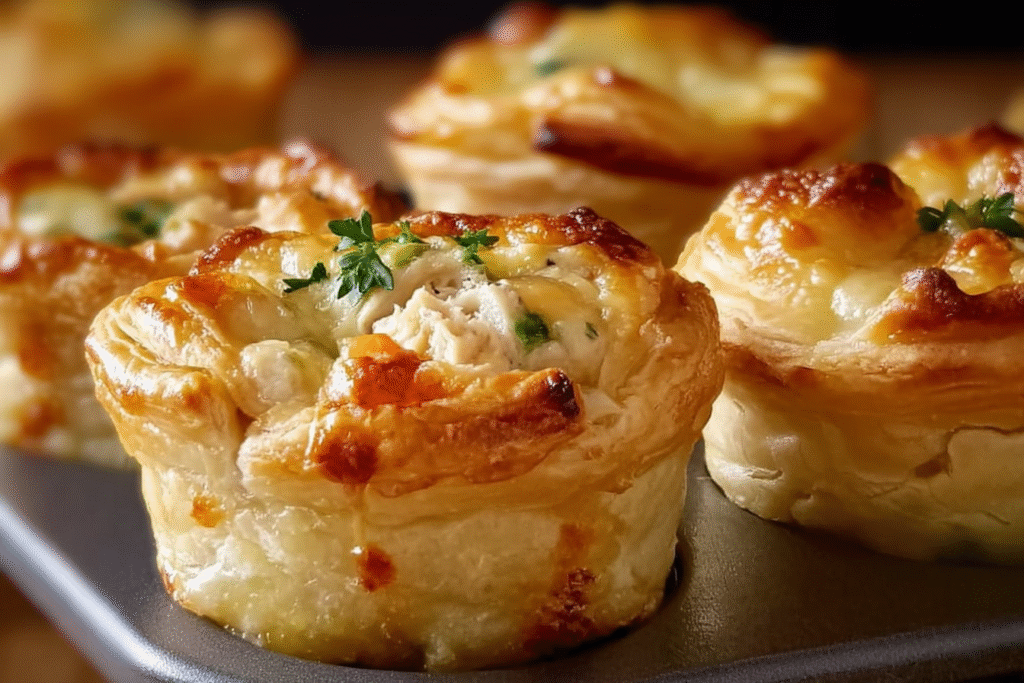 Mini Chicken Pot Pie Cups