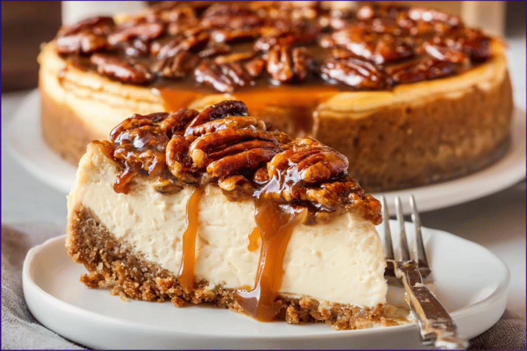 Pecan Pie Cheesecake is the ultimate dessert delight!