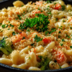 Veggie-Loaded Baked Mac & Cheese
