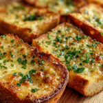 Cheesy Garlic Bread Slices