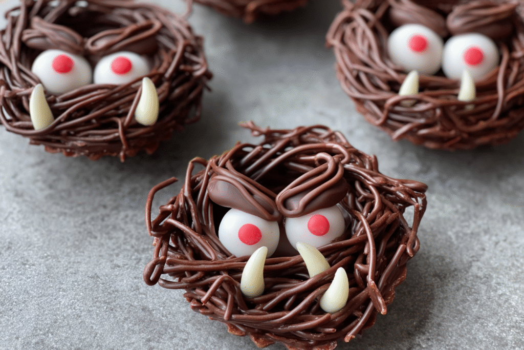 Chocolate Monster Nests 🍫👹