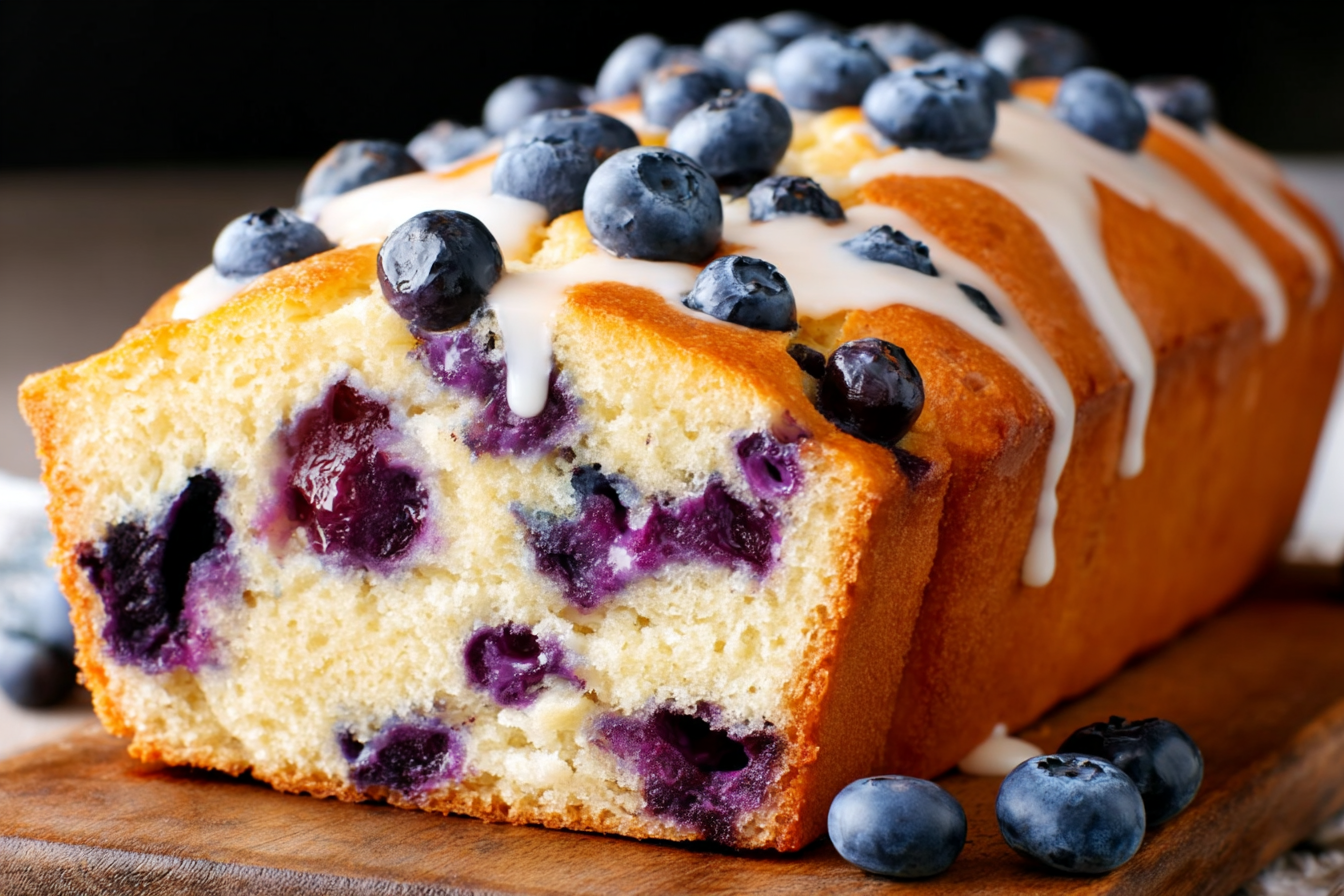Classic Blueberry Loaf Cake