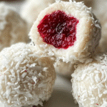 Coconut Raspberry Bliss Balls
