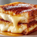 Custard Cream-Stuffed French Toast