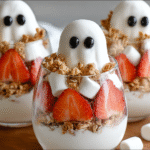 Ghostly Yogurt Parfaits
