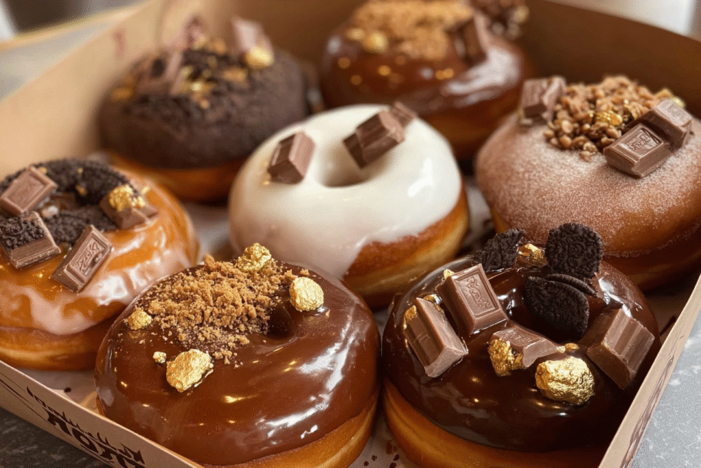 Gourmet Chocolate Bar Donuts