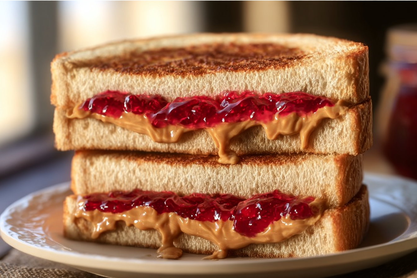 Grilled Peanut Butter & Jelly Sandwich