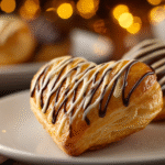 Heart-Shaped Chocolate Puff Pastries