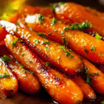 Honey Garlic Roasted Carrots