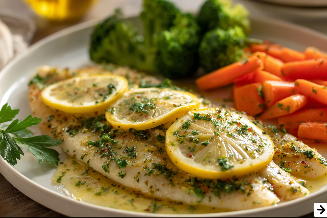Lemon Herb Butter Tilapia
