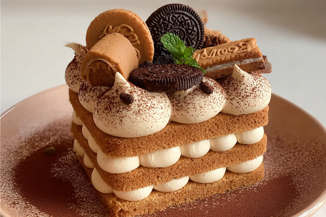 Lotus Biscoff & Chocolate Layer Cake