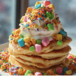 Lucky Charm Pancake Stack