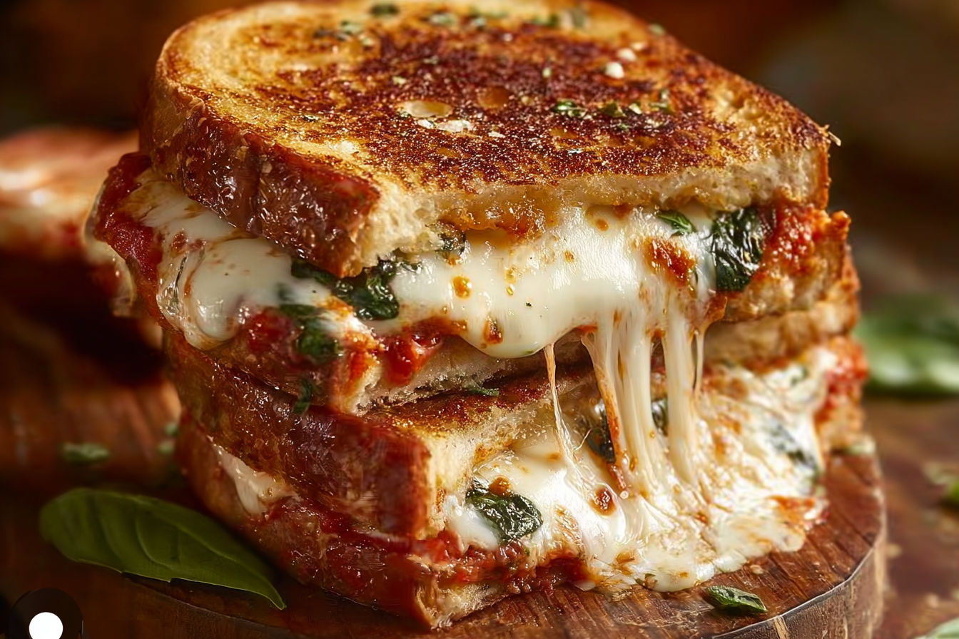 Mozzarella Marinara Grilled Cheese