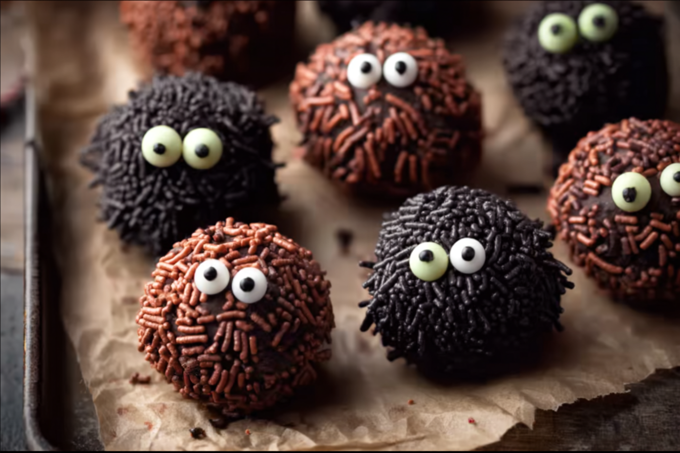 Spooky Chocolate Eyeball Truffles