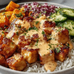 Sweet & Spicy Tofu Power Bowl