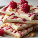 White Chocolate Raspberry Crunch Bars