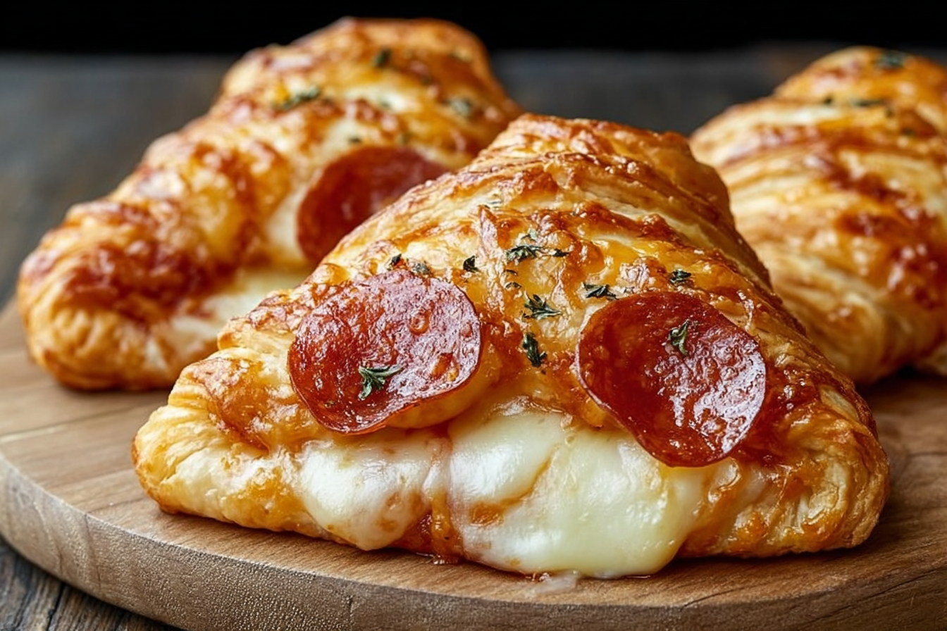 Witch Hat Pizza Puffs