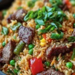 Savory Beef Fried Rice Dish First Image
