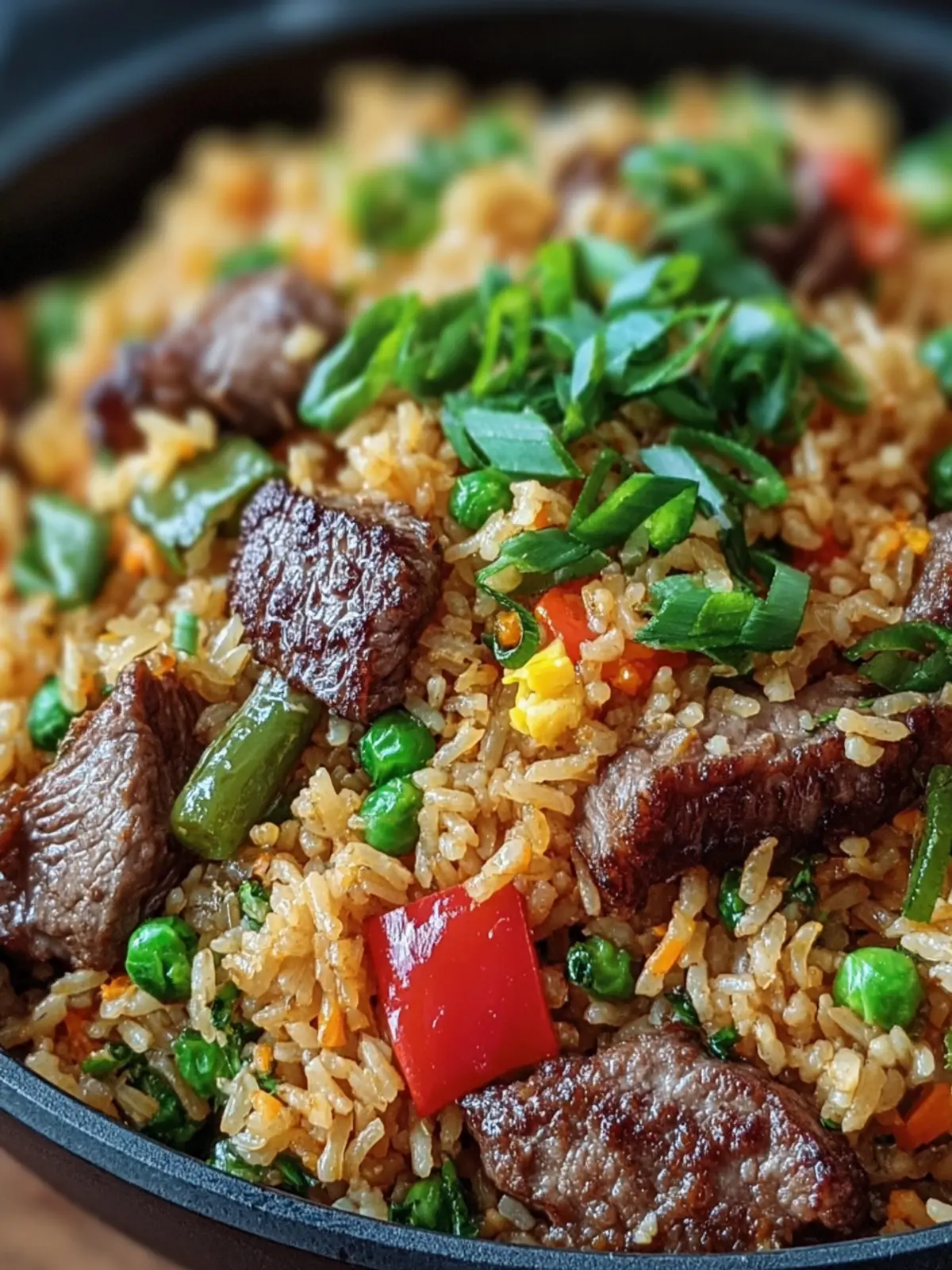 Savory Beef Fried Rice Dish First Image