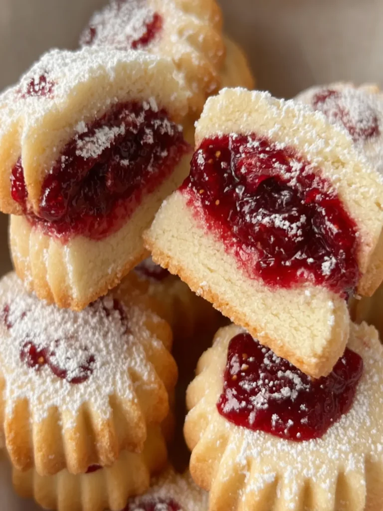 Raspberry Jam-Filled Butter Cookies First Image