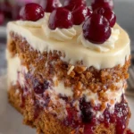 Cherry-Topped Carrot Cake Delight Third Image Third Image