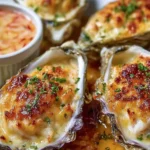 Crab-Stuffed Baked Oysters Recipe First Image