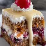 Cherry-Topped Carrot Cake Delight First Image