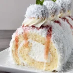 Coconut Cream Swiss Roll Dessert First Image