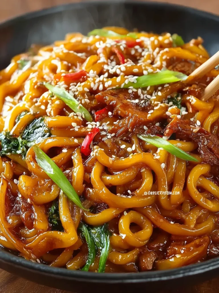 Quick & Easy Yaki Udon First Image