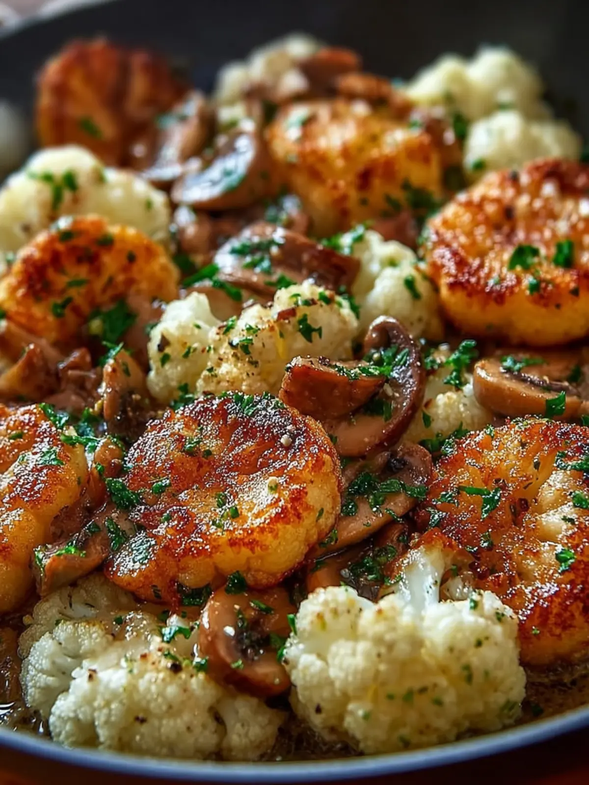 Garlic Butter Mushroom Cauliflower Skillet: Indulge in Comfort! 7 dahu5dtjr3jenkezptp1