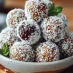 Coconut Chocolate Energy Balls First Image