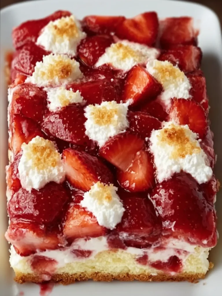 Baked Strawberry Dessert Delight First Image