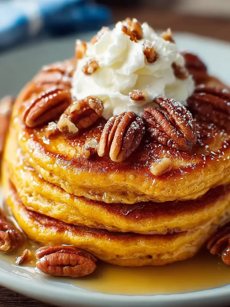 Pumpkin Pecan Pancakes First Image
