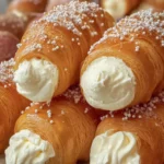 Cream-Filled Pastry Horns Delight First Image