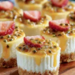 Mini Passionfruit Cheesecake Bites First Image