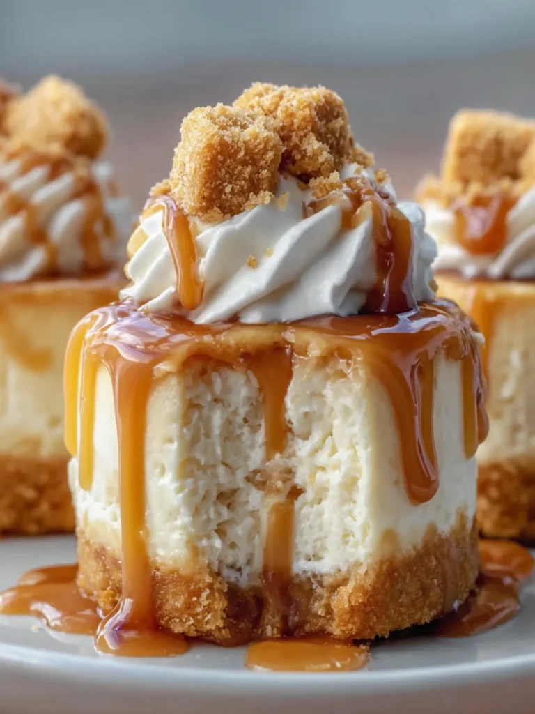 Mini Caramel Cheesecake Bites First Image