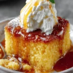 Golden Syrup Sponge Cake Dessert First Image
