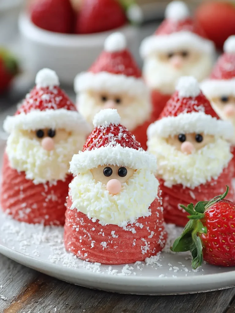 Mini Strawberry Santas: The Cutest No-Bake Christmas Treat You’ll Ever Make First Image