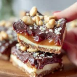 Easy Date Snickers Bars (Healthy Dessert Recipe) First Image