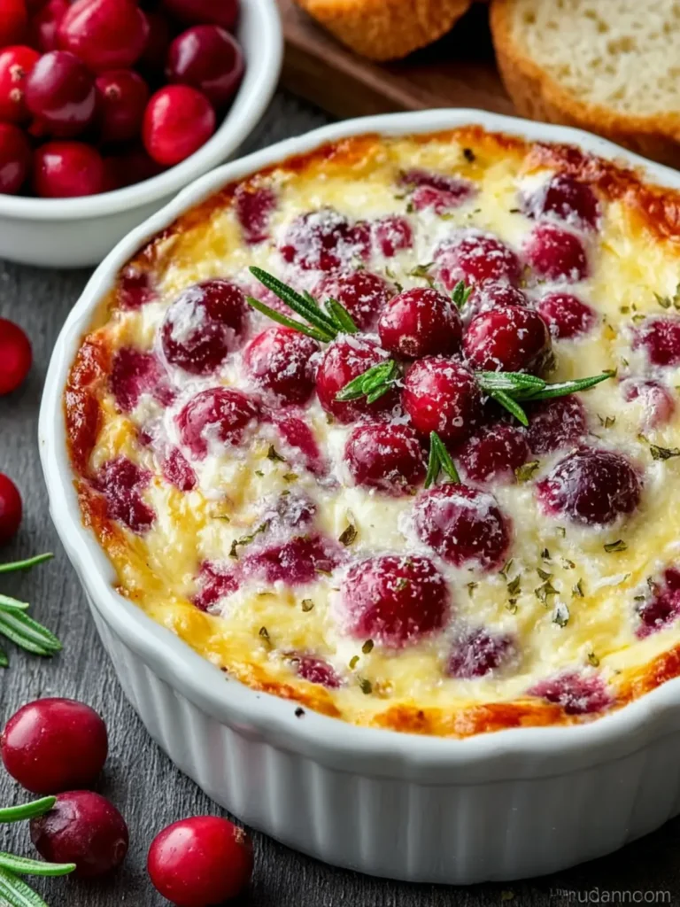 Baked Cranberry Cream Cheese Dip First Image